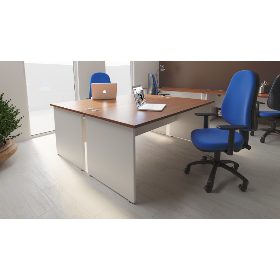 Rayleigh Shallow Panel End Straight Office Desk